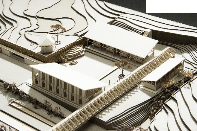Maquette 200, top-down plan view